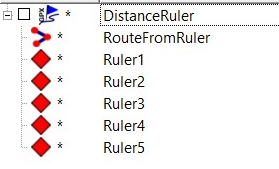 Waypoints from ruler