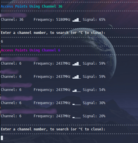 wifi channel lookup